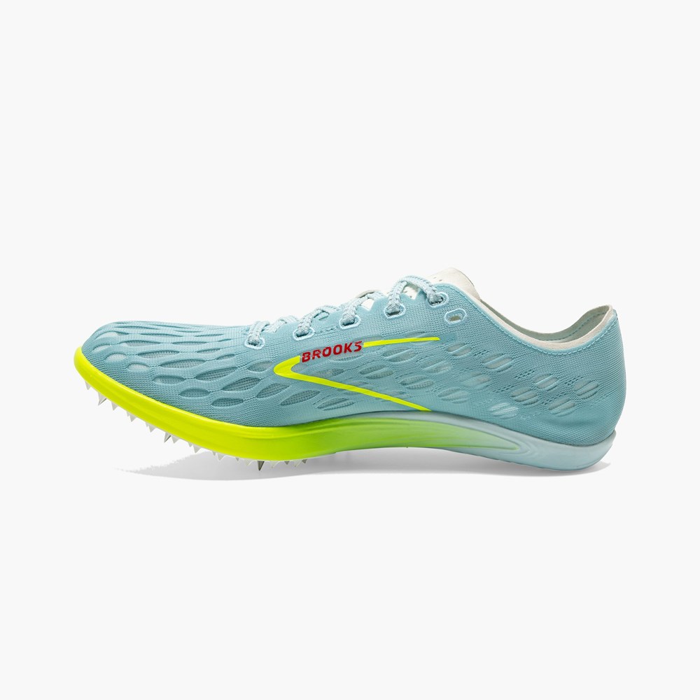 Chaussure Running Brooks ELMN8 7 Running Track Spikes Bleu Rouge Femme | QRX-6486833